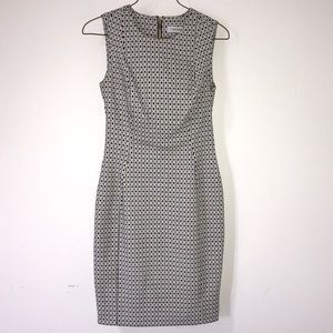 NWOT Calvin Klein Jacquard Sheath Dress